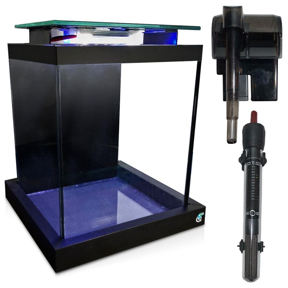 Aquário 10 litros Quili Blackbox Nano + Completo