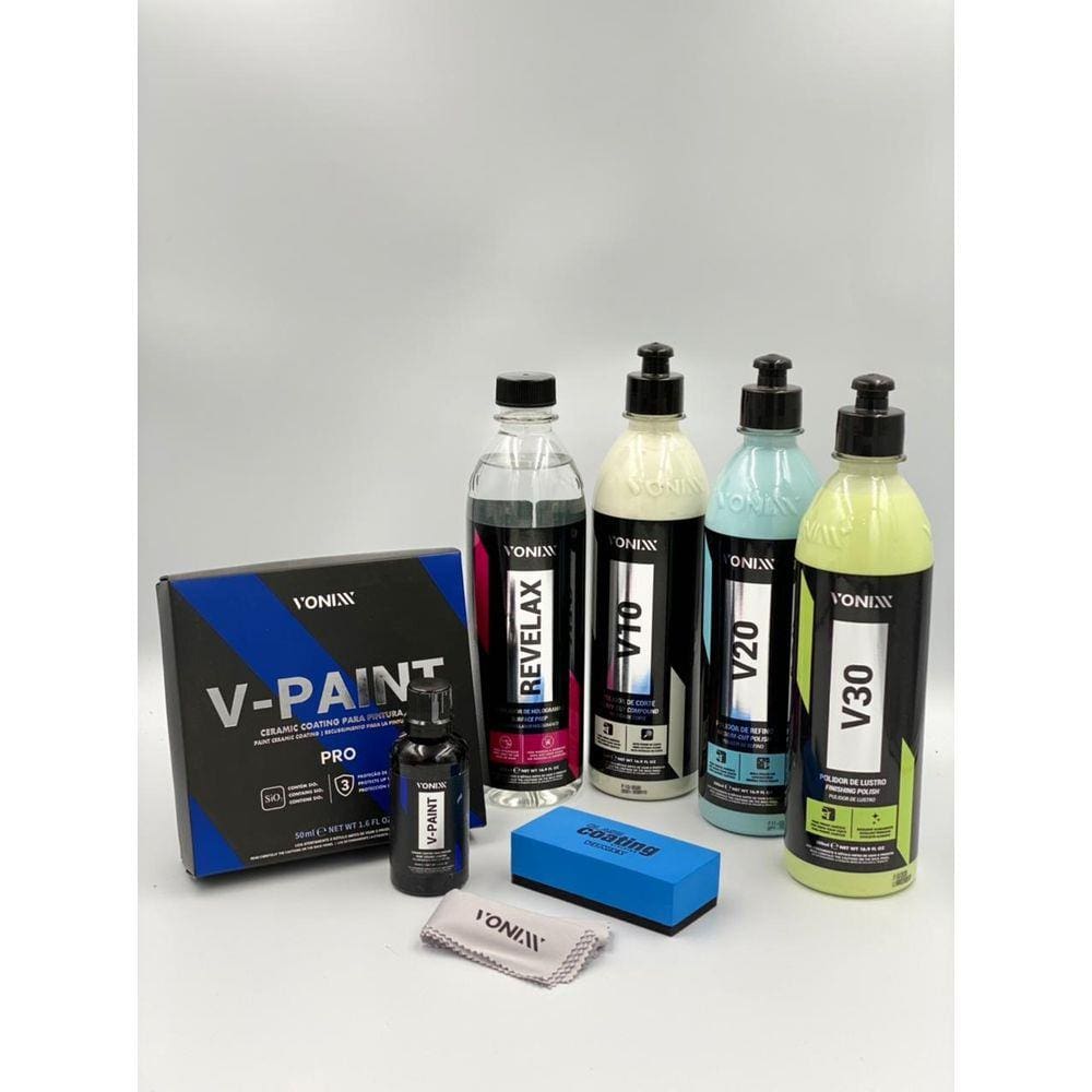 Kit Vonixx Polimento e Vitrificação 