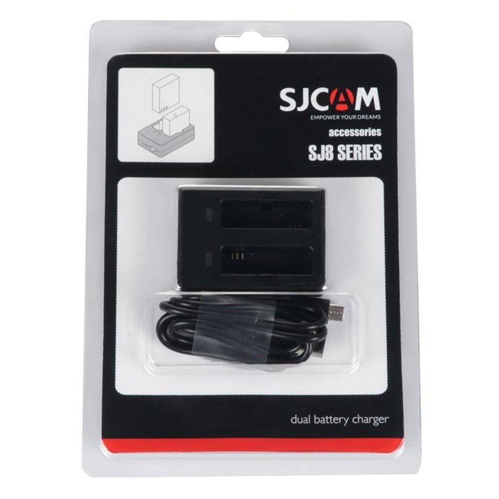Carregador Duplo De Bateria Para Câmeras Sjcam Sj8 Series