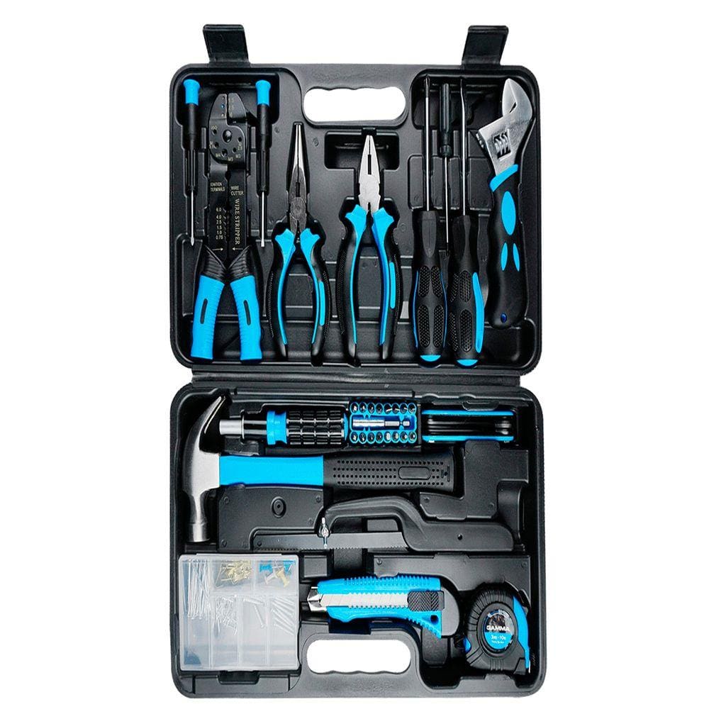 Kit De Ferramentas Aço Carbono C/ 160 Peças Gamma G19564AC