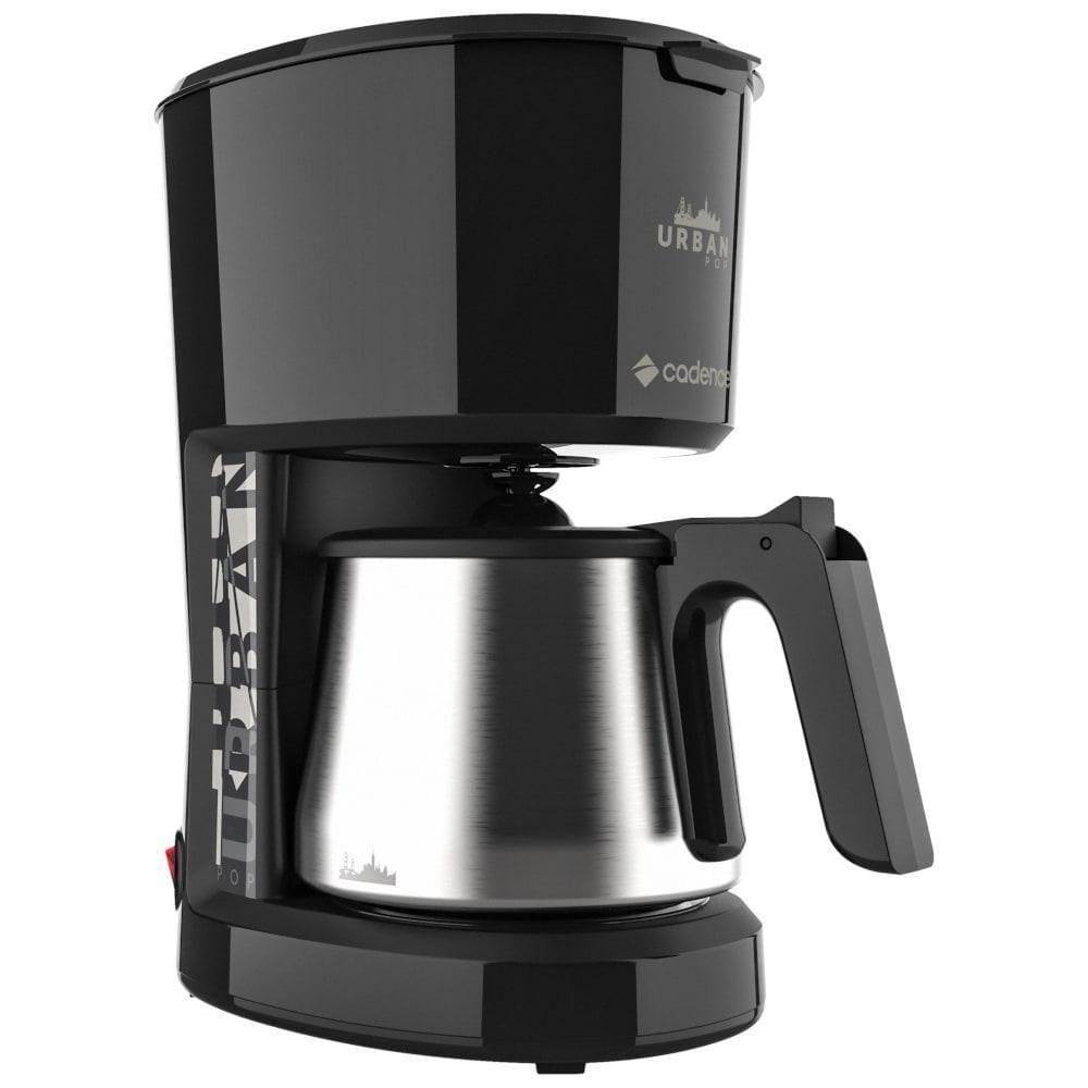Cafeteira Urban Pop 1,2L Filtro Lavável Inox Cadence 220v