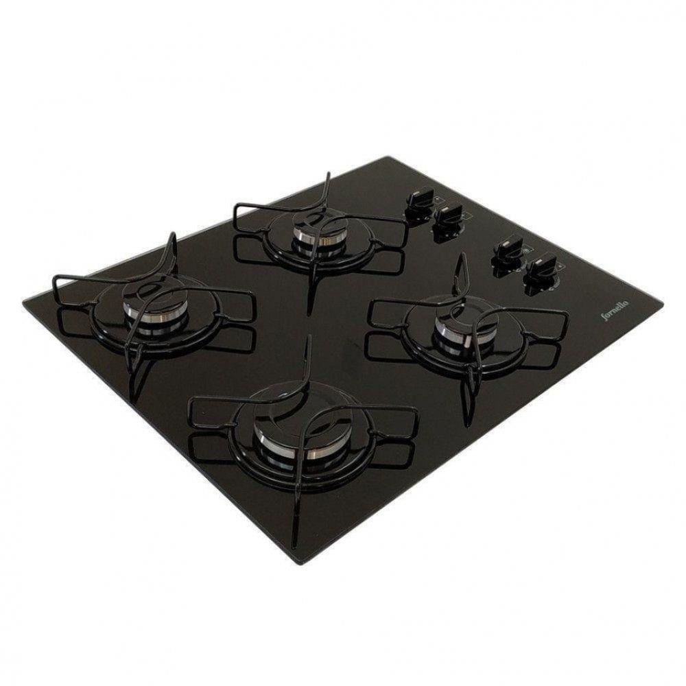 Fogão Cooktop Fornello 4 Bocas Acendimento Automático