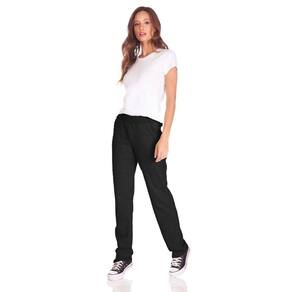 Calça Feminina Moletom Sport Preta