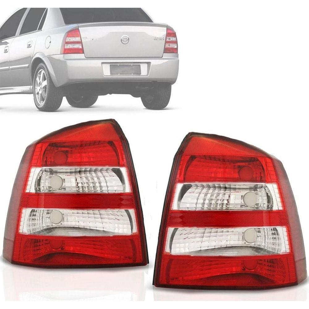 Par Lanterna Traseira Astra Hatch 2003 À 2012 Bicolor