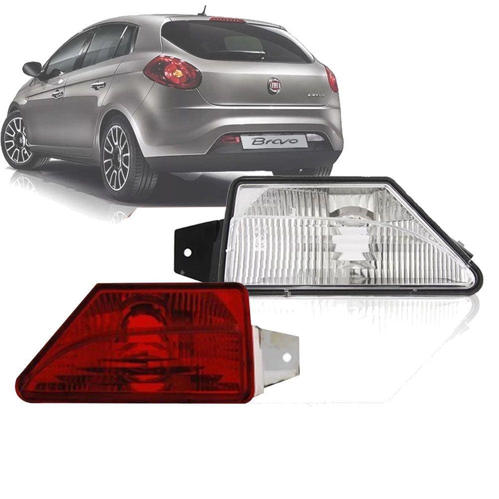 Lanterna Parachoque Traseiro Fiat Bravo T-jet Luz De Neblina