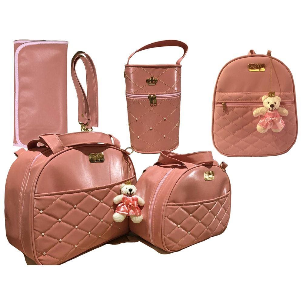 Kit Bolsa Saída Maternidade perola