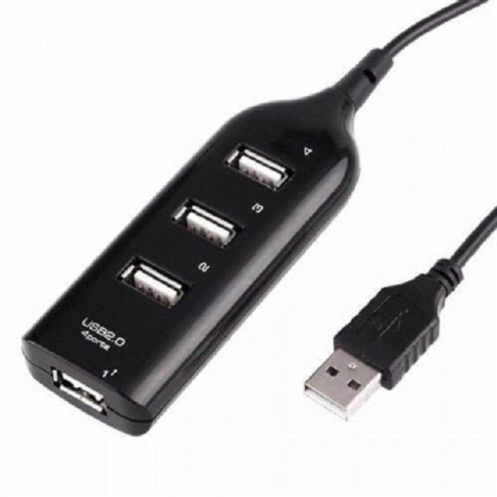 Hub adaptador 4 Portas Usb Extensão 45cm