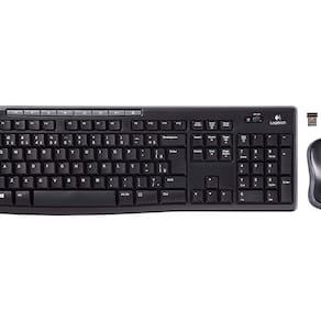 Combo Teclado E Mouse Sem Fio Logitech Mk270