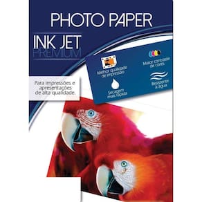 Papel Fotografico Inkjet A4 Glossy Premium 180G Caixa Com 50