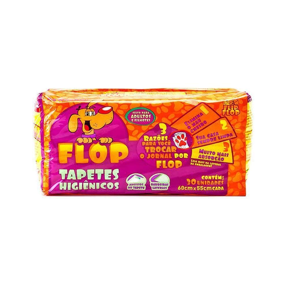 Tapete Higiênico Petix Flop - 30 Unidades