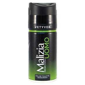 Malizia Vetyver Déodorant Desodorante Masculino 150Ml