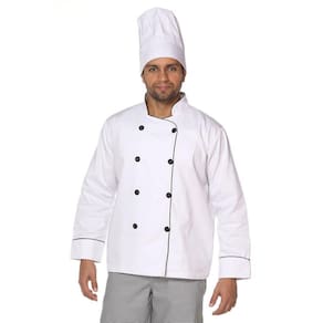 Dolmã Chef Cozinha Masculino Oxford