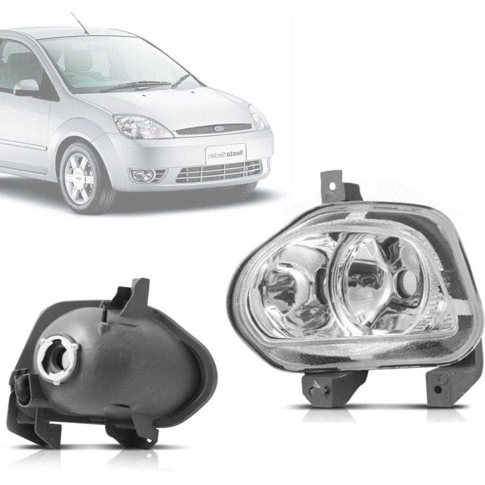 Farol De Milha Auxiliar Fiesta 2003 2004 2005 2006 - Unidade