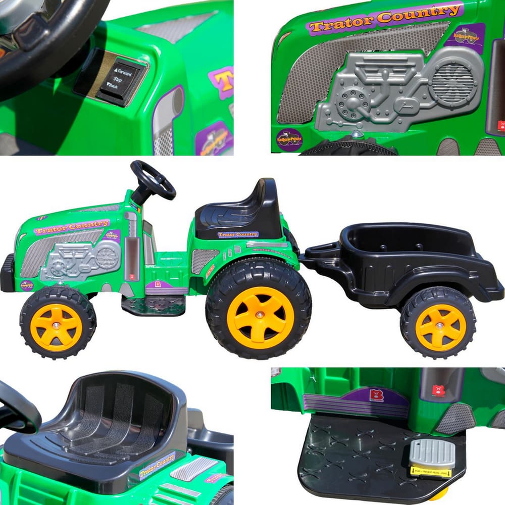 Trator Elétrico Infantil com Caçamba - John Deere - 12v - Peg-Pérego