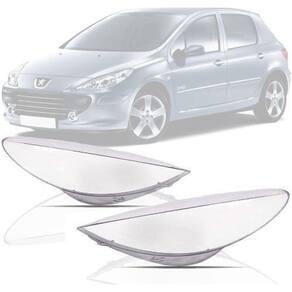 Lente Farol Peugeot 207 2009 2010 2011 12 2013 2014 Unidade