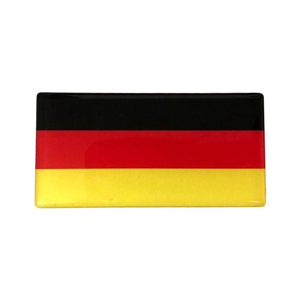 Adesivo Bandeira Alemanha Resinado Germany Jetta Golf Polo