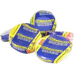 Cabo Flexível 750v Anti-Chama 6mmx100m Azul - Cobrecom