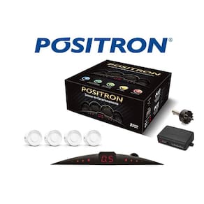 Sensor De Ré Estacionamento Pósitron 4 Pontos Preto