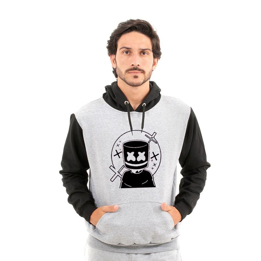 Moletom Optron Shop Estampado Com Punho E Bolso