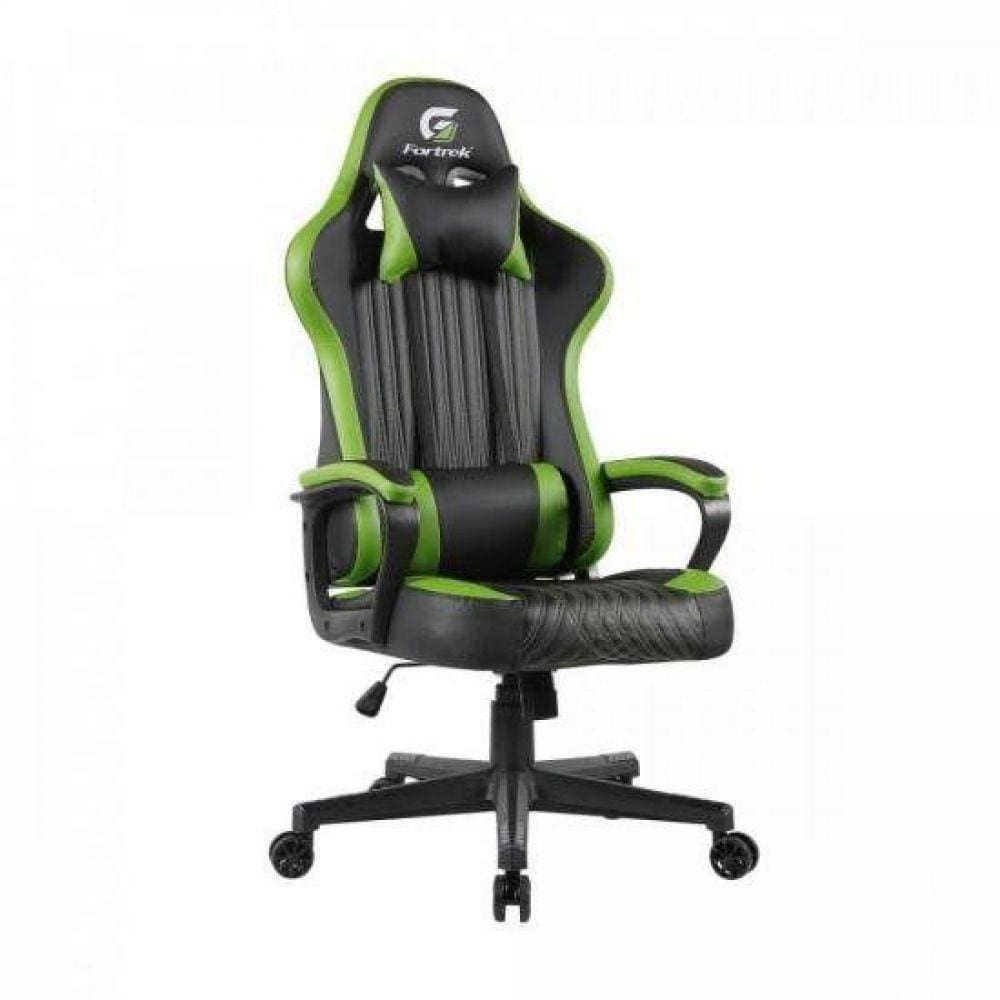 Cadeira Gamer Vickers Preta e Verde Fortrek