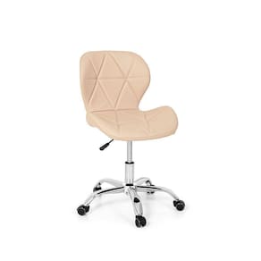 Cadeira Office Eiffel Slim Base Giratória Nude