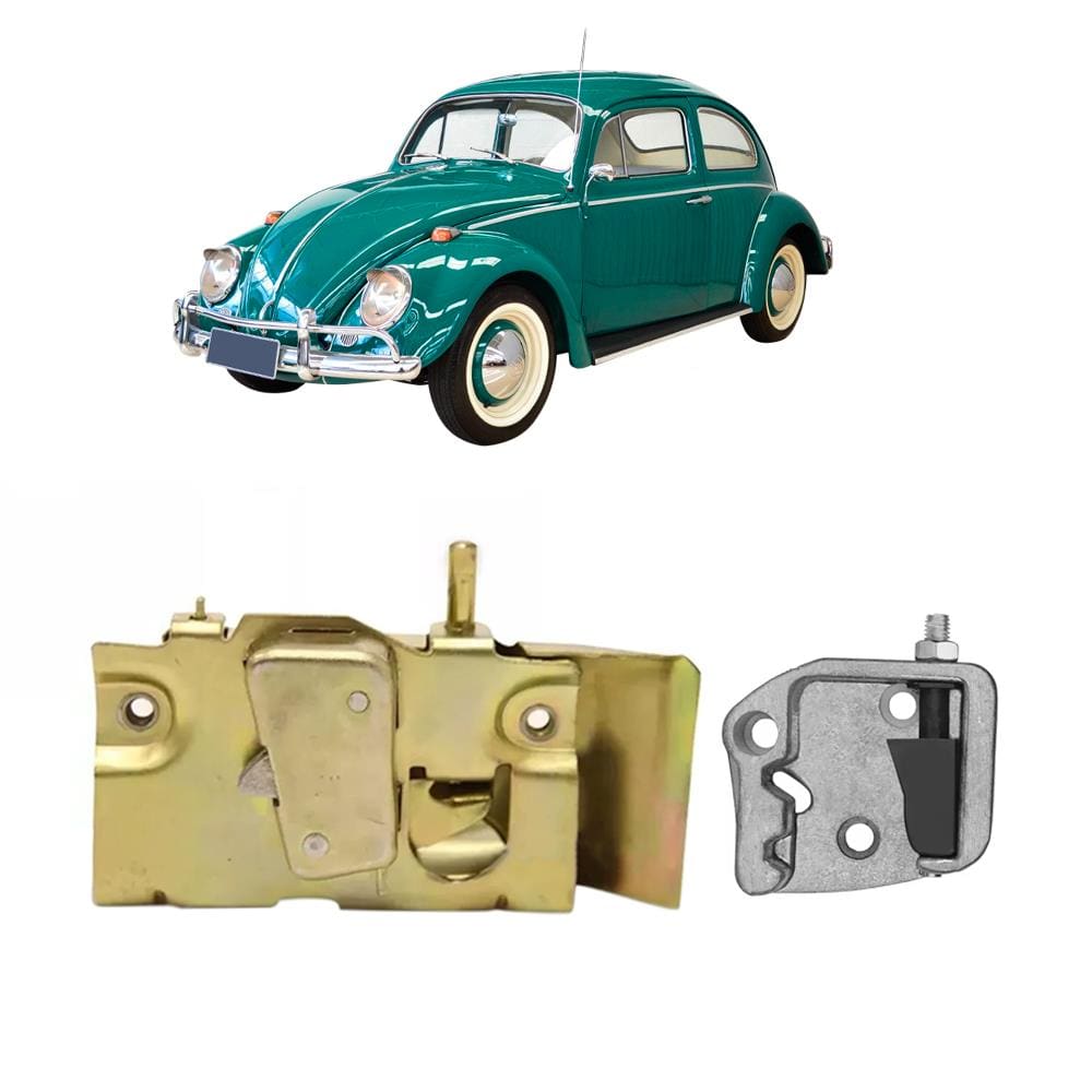 Kit Fechadura Batente Porta Fusca 1959 A 1977 Karmann Ghia
