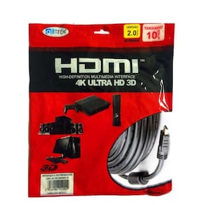 Cabo Hdmi 10 Metros 2.0 4k Ultra Hd Filtro Pino Dourado