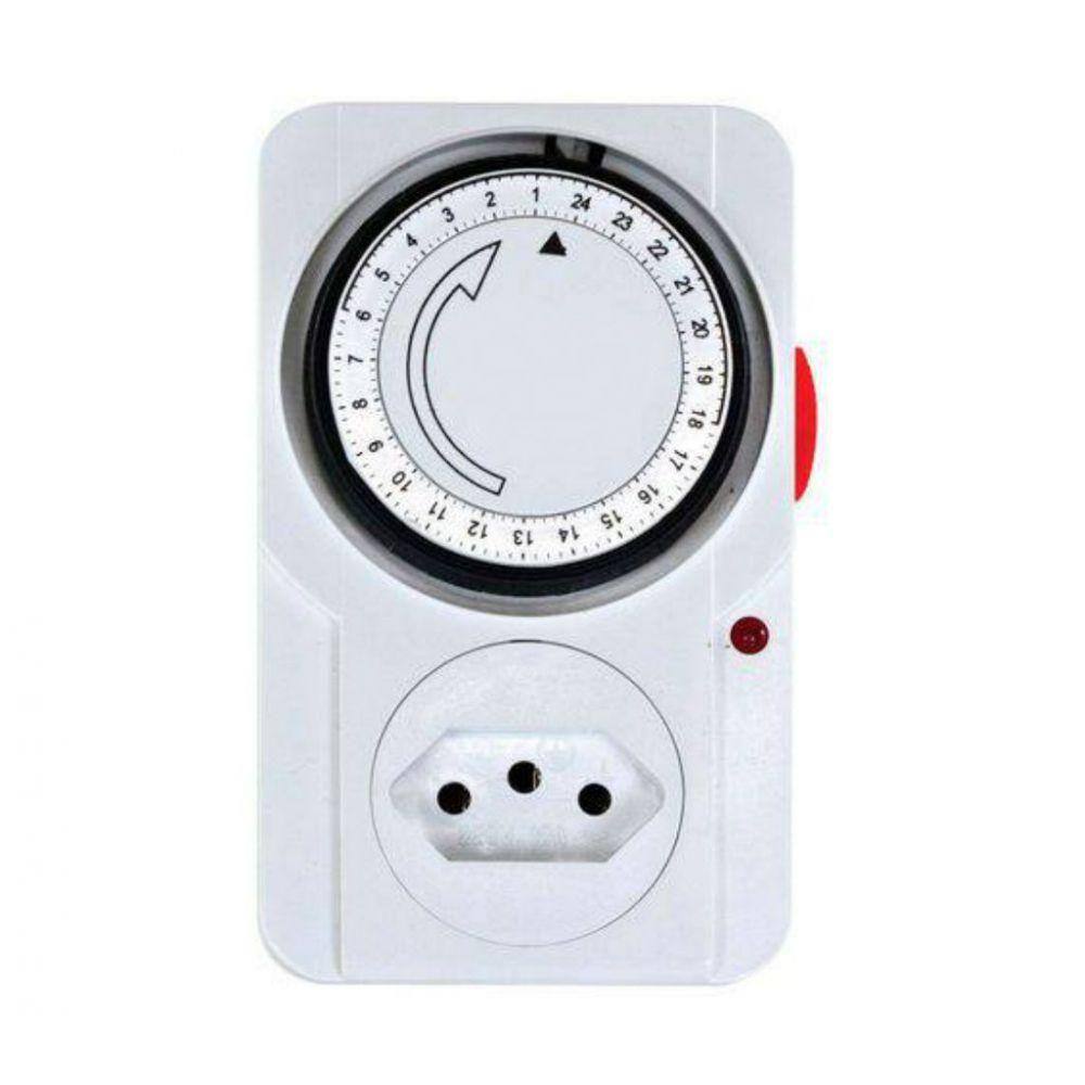 Timer Temporizador Analógico 24 Horas 110/220v - Gc