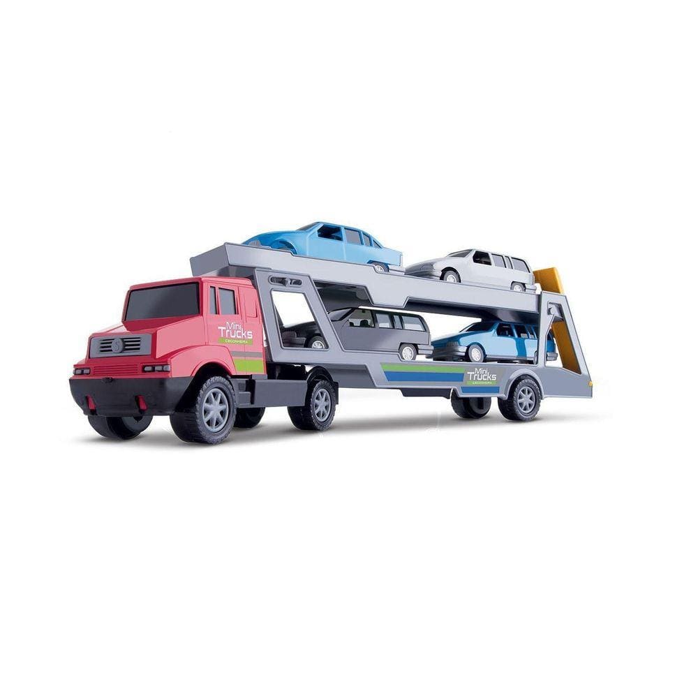 Caminhão Coleção Mini Trucks Cegonheira Sortidos Samba Toys