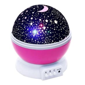 Luminaria Projetor Estrela 360  Star Master Rosa