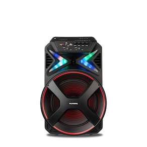 Caixa Amplificada Mondial CM-400 Com Bluetooth, Potência 400W, Alto Falante de 12" Bivolt Preto / Vermelho