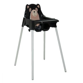 Cadeira Para Refeição Infantil Tramontina Teddy Preto