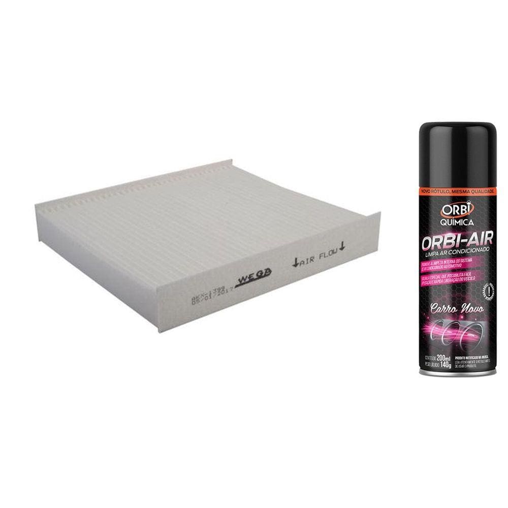 Filtro Ar Condicionado Cabine E Higienizador Nissan Kicks