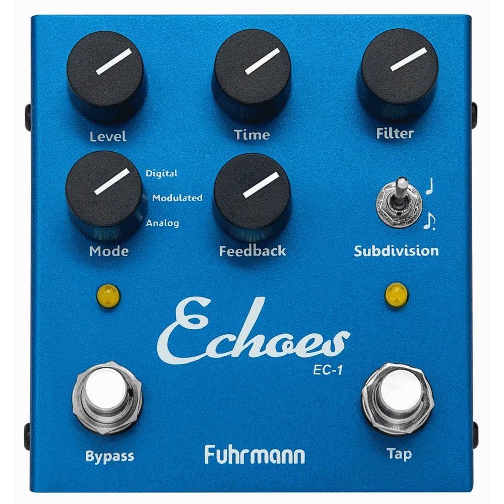 Pedal Echoes Fuhrmann Tap Delay Guitarra Lançamento 2017