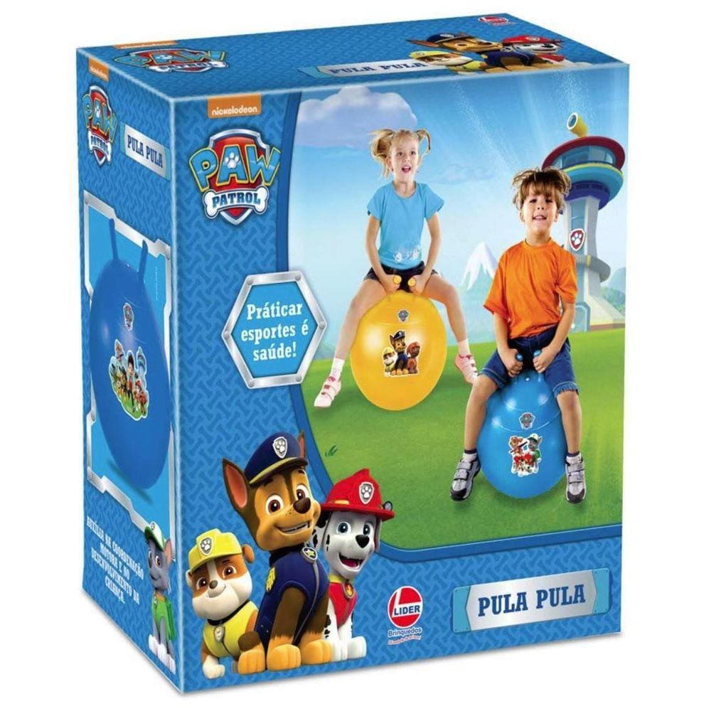 Brinquedo Bola Pula Pula Patrulha Canina Sortida Lider 2749