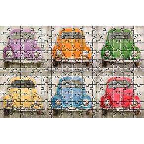 Puzzle 3000 pecas vintage car fusca - quebra cabeca - grow