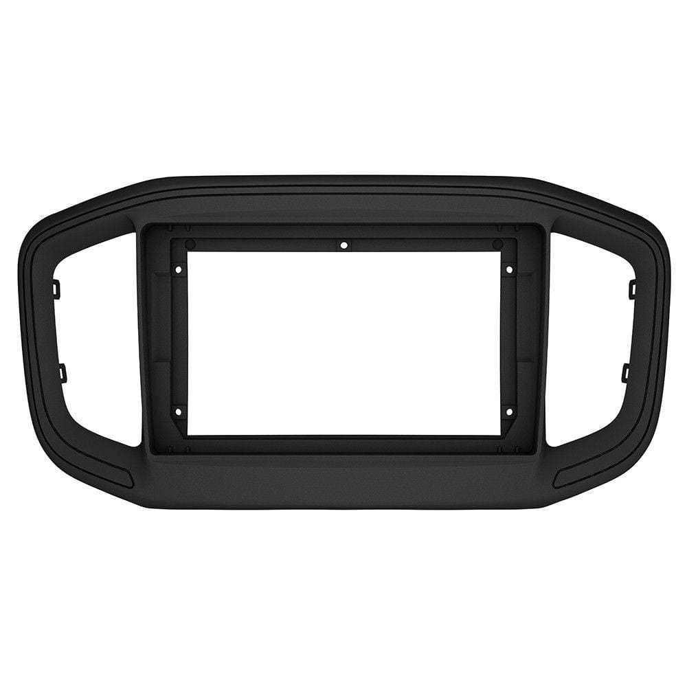 Moldura Painel Multimidia 9 Polegadas Fiat Strada 2021 Preta