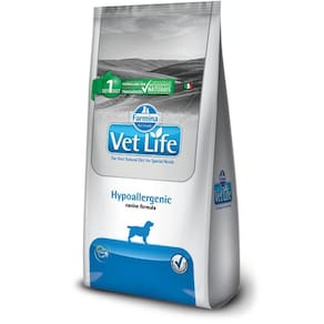 Ração Vet Life Natural Hypoallergenic Cães Adultos 2Kg