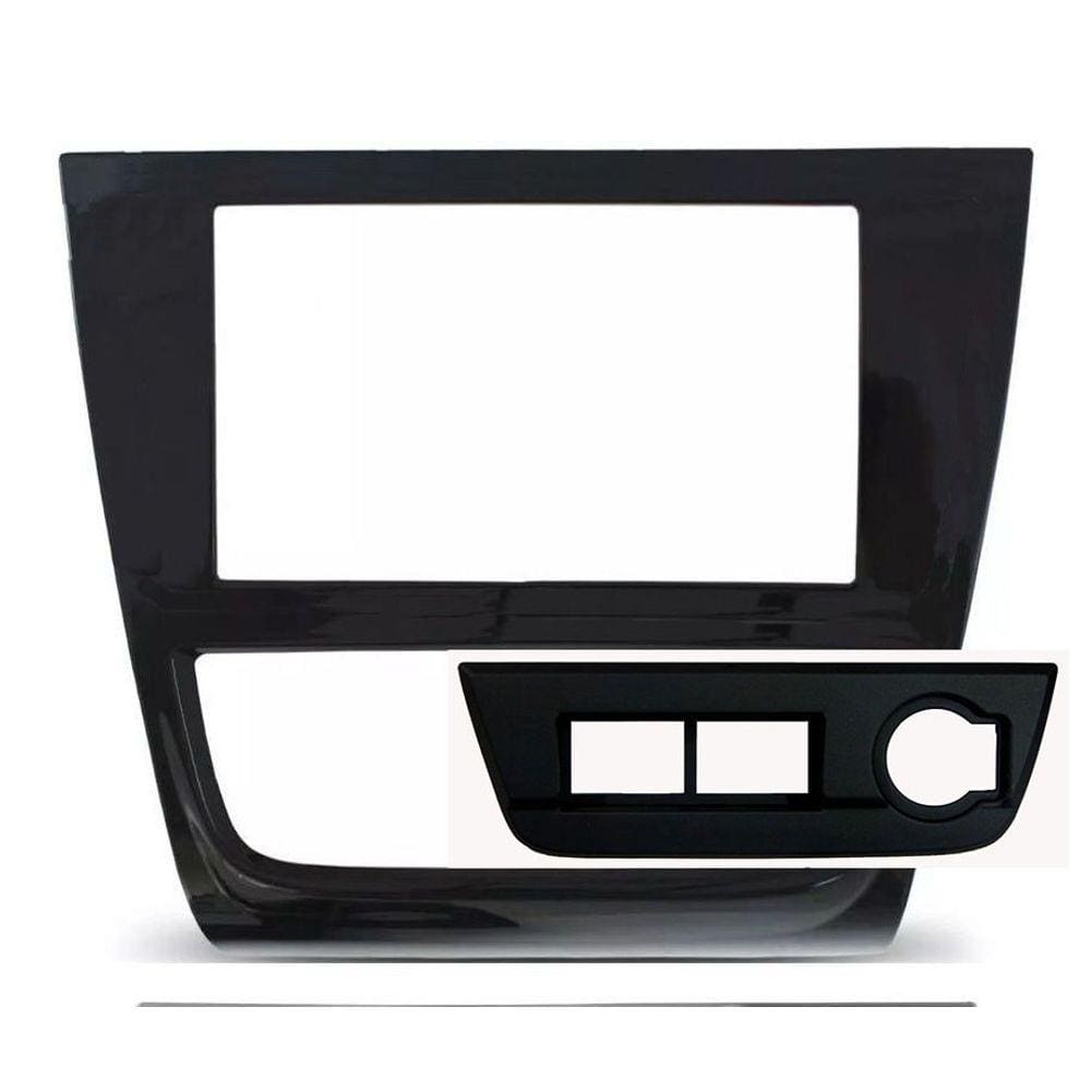 Moldura Painel 2DIN Multimidia Mp5 VW G5 Gol Voyage Saveiro - Black Piano