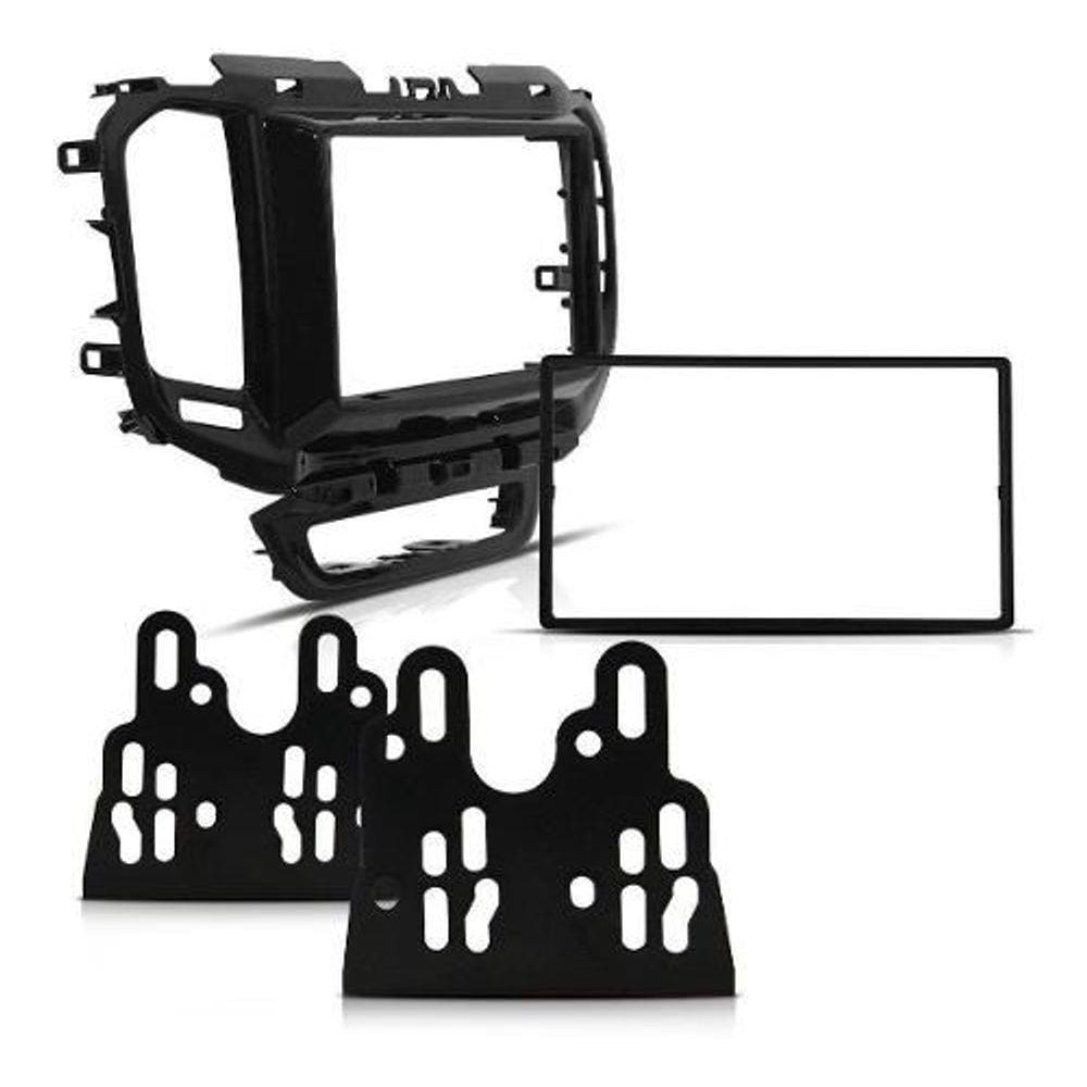 Moldura Painel 2Din Multimidia Mp5 Fiat Toro 2016 2017 2018 2019