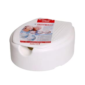 Assento Vaso Elevado 13,5Cm C Tampa Idosos E Deficiente
