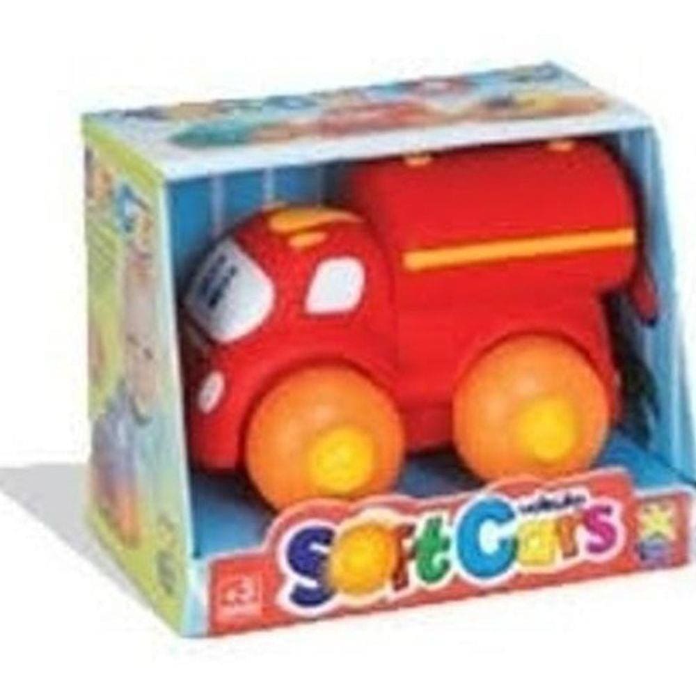 Carrinho Coleção Soft Cars - Mordedor Para Bebê