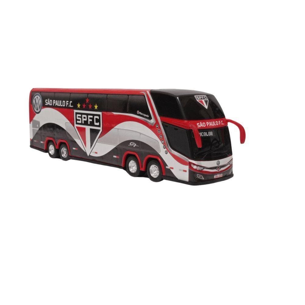 Brinquedo ônibus Miniatura Spfc 1800 Dd