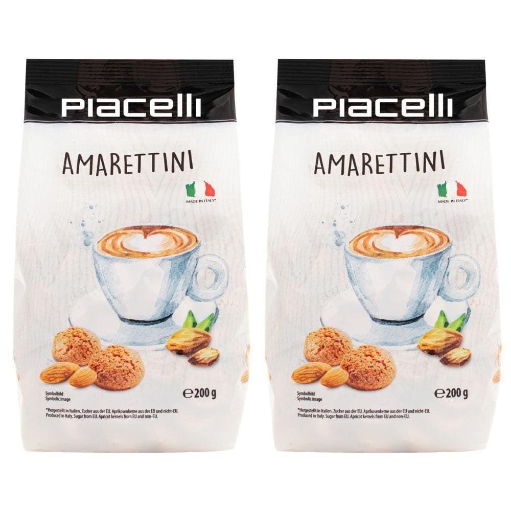 Kit Biscoito Italiano De Amendoa 2 Pacotes 200G - Piacelli