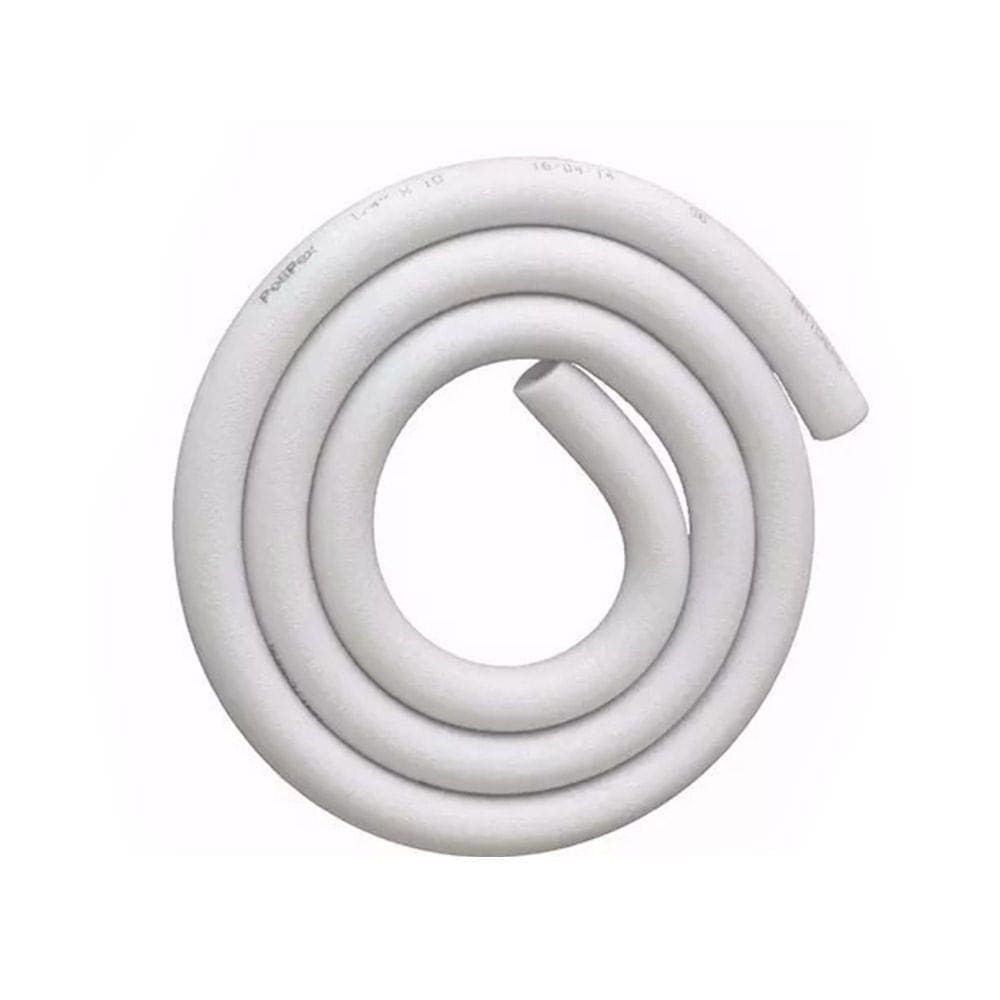 Tubo Isolante Esponjoso Vix Blindado Branco 1/2