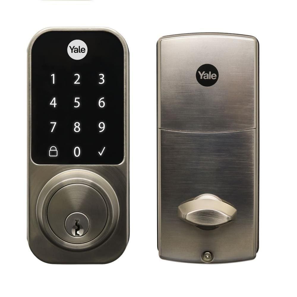 Fechadura Digital Yale Ydd 120 Com Senha E Chave - A Prova D`água