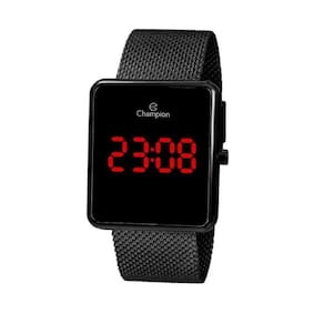 Relogio Feminino Digital Quadrado Preto Champion Ch40080d