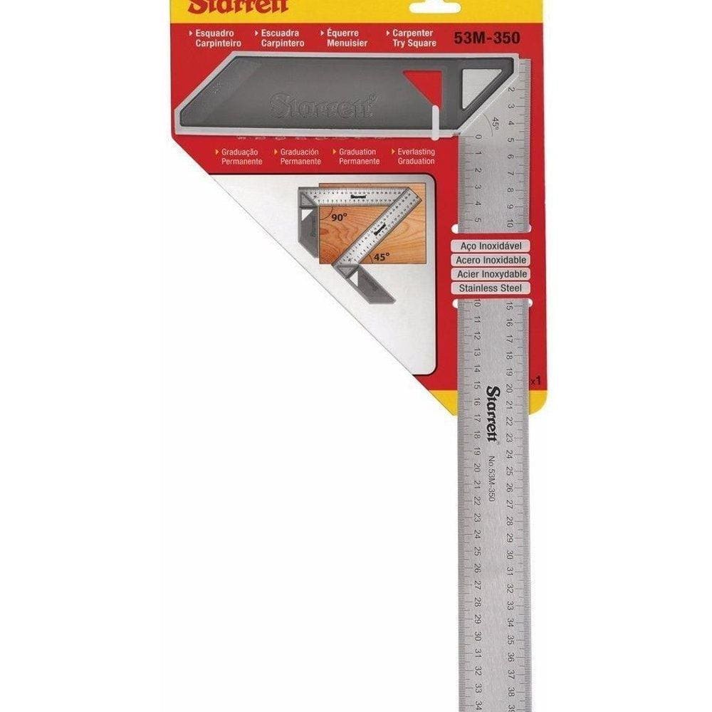 Esquadro Cabo Metálico 14` - 350Mm Starrett