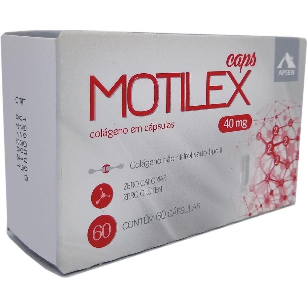 Motilex Caps Colágeno Não Hidrolisado Tipo Ii 60 Cápsulas