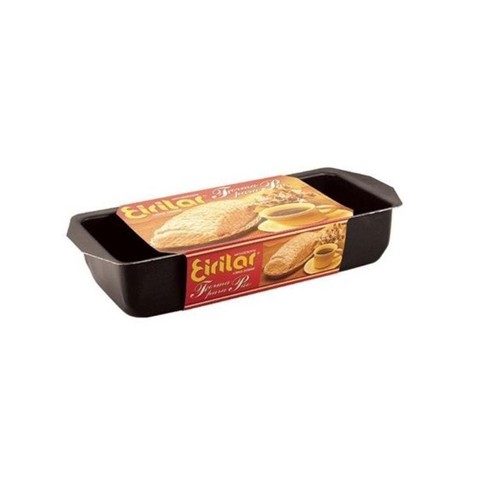 Forma Assadeira Para Pão Caseiro Alumínio Teflon Grande 32Cm